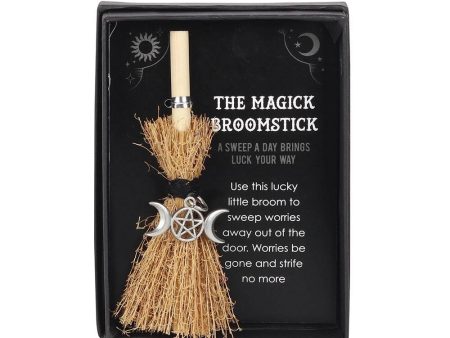 Triple Moon Mini Magick Broomstick Discount