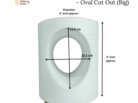 Window Cake Dummies - Oval Cut Out (Big) (NO DAMAGE CLAIMS) Supply