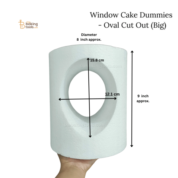 Window Cake Dummies - Oval Cut Out (Big) (NO DAMAGE CLAIMS) Supply