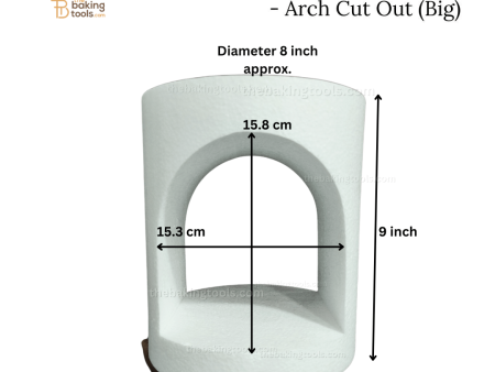 Window Cake Dummies - Arch Cut Out (Big) (NO DAMAGE CLAIMS) Discount